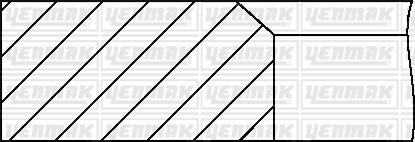 Yenmak 91-09646-000 - Komplet klipnih prstenova www.molydon.hr