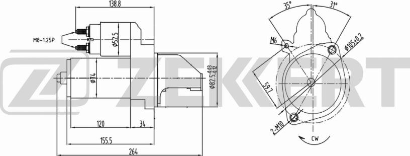 Zekkert AN-1022 - Starter www.molydon.hr