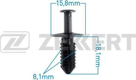 Zekkert BE-1530 - Kopča ukrasna/zaštitna lajsna www.molydon.hr