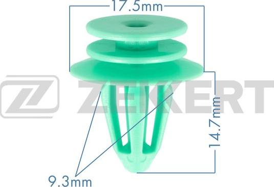Zekkert BE-1050 - Kopča ukrasna/zaštitna lajsna www.molydon.hr