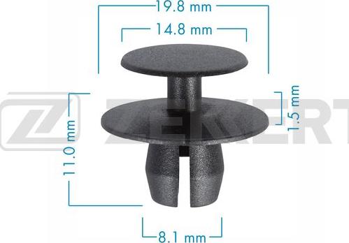 Zekkert BE-3593 - Kopča ukrasna/zaštitna lajsna www.molydon.hr