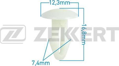 Zekkert BE-2124 - Kopča ukrasna/zaštitna lajsna www.molydon.hr