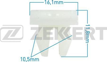 Zekkert BE-2380 - Kopča ukrasna/zaštitna lajsna www.molydon.hr