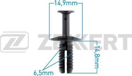 Zekkert BE-2203 - Kopča ukrasna/zaštitna lajsna www.molydon.hr
