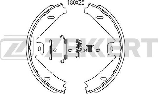 Zekkert BK-4084 - Komplet kočnica, bubanj kočnice www.molydon.hr