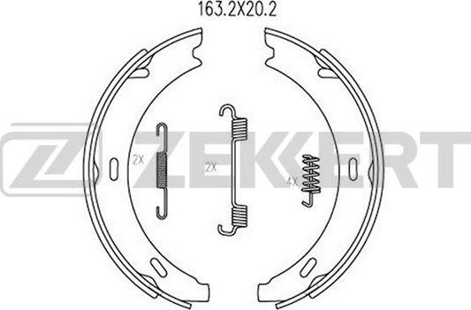 Zekkert BK-4126 - Komplet kočnica, bubanj kočnice www.molydon.hr