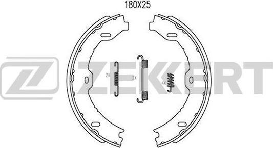 Zekkert BK-4303 - Komplet kočnica, bubanj kočnice www.molydon.hr