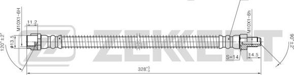 Zekkert BS-9455 - Kočiono crijevo, lajtung www.molydon.hr