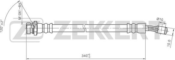 Zekkert BS-9457 - Kočiono crijevo, lajtung www.molydon.hr