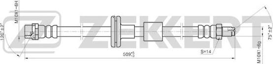 Zekkert BS-9038 - Kočiono crijevo, lajtung www.molydon.hr