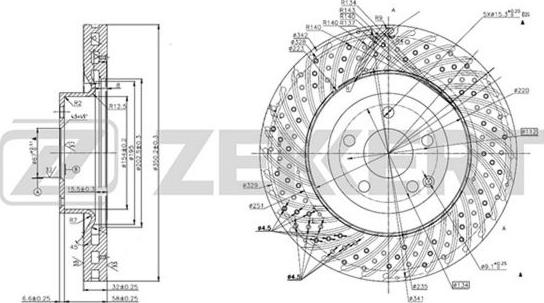 Zekkert BS-5620 - Kočioni disk www.molydon.hr