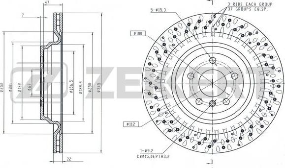 Zekkert BS-6563 - Kočioni disk www.molydon.hr