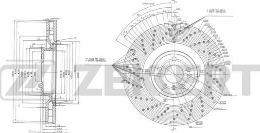 Zekkert BS-6014 - Kočioni disk www.molydon.hr
