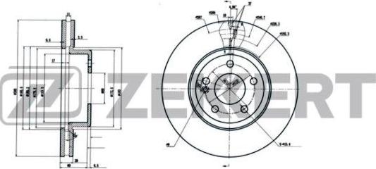 Zekkert BS-6194 - Kočioni disk www.molydon.hr