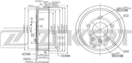Zekkert BS-6114 - Bubanj kočnica www.molydon.hr