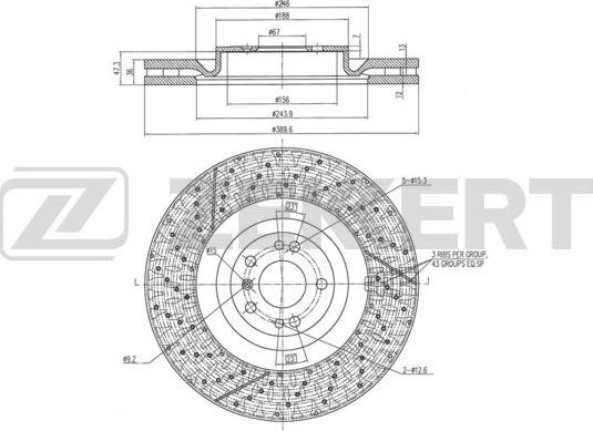 Zekkert BS-6351 - Kočioni disk www.molydon.hr