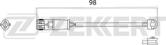 Zekkert BS-8012 - Signalni kontakt, trosenje kočione plocice www.molydon.hr
