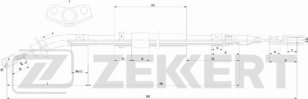 Zekkert BZ-1406 - Sajla ručne kočnice www.molydon.hr