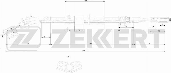 Zekkert BZ-1407 - Sajla ručne kočnice www.molydon.hr