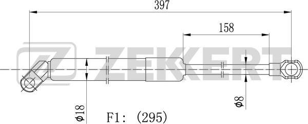 Zekkert GF-2020 - Plinski amortizer, prtljaznik/utovarni prostor www.molydon.hr