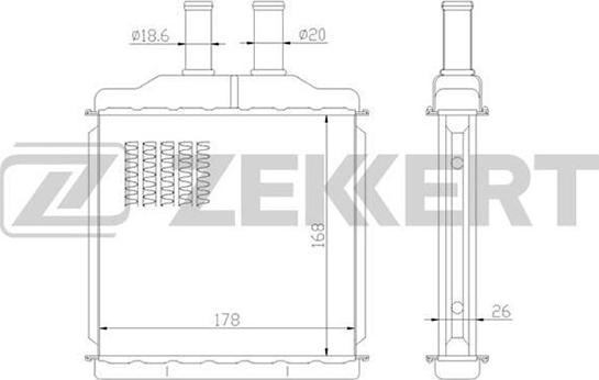 Zekkert MK-5045 - Izmjenjivač topline, grijanje unutrasnjeg prostora www.molydon.hr