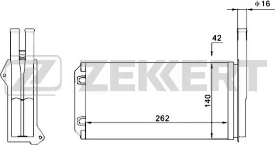 Zekkert MK-5008 - Izmjenjivač topline, grijanje unutrasnjeg prostora www.molydon.hr