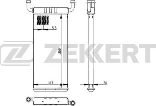 Zekkert MK-5118 - Izmjenjivač topline, grijanje unutrasnjeg prostora www.molydon.hr