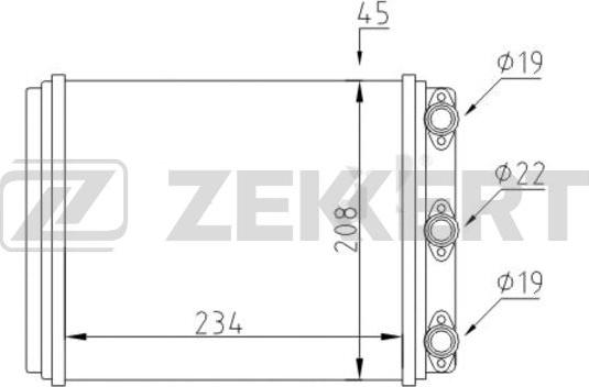 Zekkert MK-5124 - Izmjenjivač topline, grijanje unutrasnjeg prostora www.molydon.hr