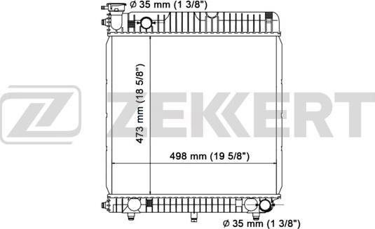 Zekkert MK-1012 - Hladnjak, hladjenje motora www.molydon.hr