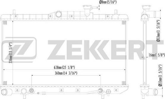 Zekkert MK-1156 - Hladnjak, hladjenje motora www.molydon.hr