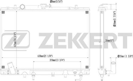 Zekkert MK-1131 - Hladnjak, hladjenje motora www.molydon.hr