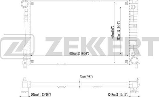Zekkert MK-1361 - Hladnjak, hladjenje motora www.molydon.hr