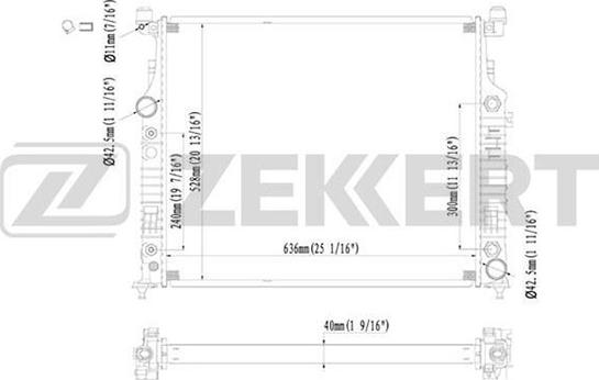 Zekkert MK-1317 - Hladnjak, hladjenje motora www.molydon.hr
