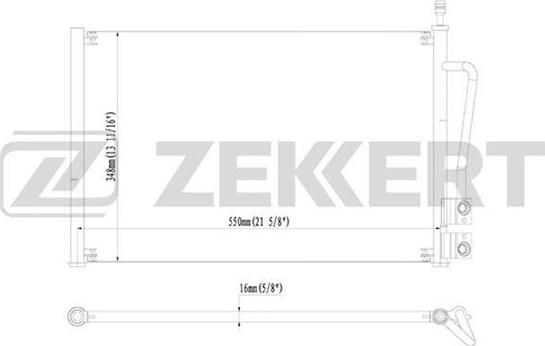 Zekkert MK-3058 - Kondenzator, klima-Uređaj www.molydon.hr