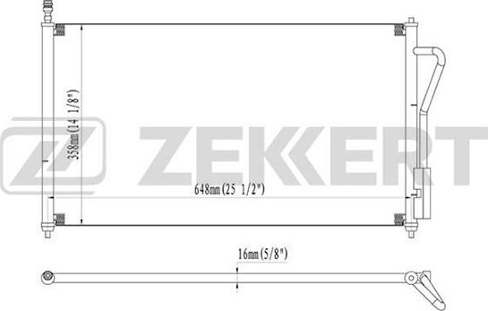 Zekkert MK-3031 - Kondenzator, klima-Uređaj www.molydon.hr