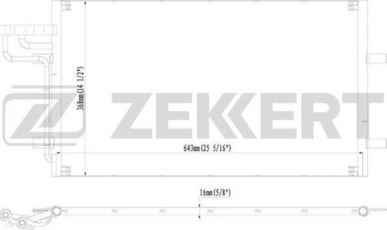 Zekkert MK-3033 - Kondenzator, klima-Uređaj www.molydon.hr