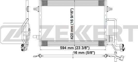 Zekkert MK-3020 - Kondenzator, klima-Uređaj www.molydon.hr