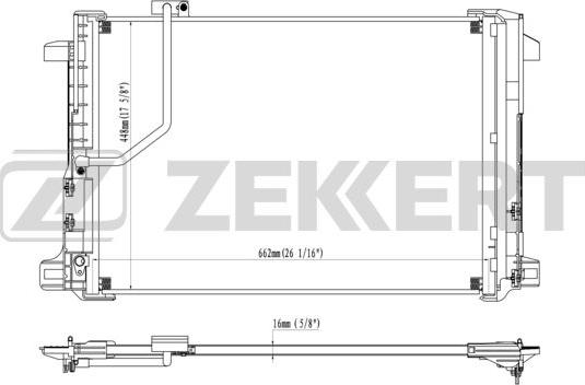 Zekkert MK-3076 - Kondenzator, klima-Uređaj www.molydon.hr
