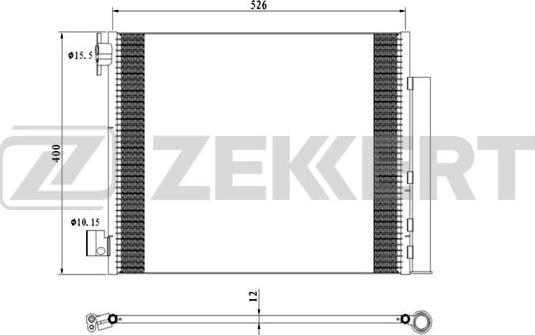 Zekkert MK-3165 - Kondenzator, klima-Uređaj www.molydon.hr