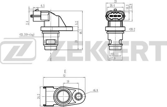 Zekkert SE-5049 - Senzor, položaj bregastog vratila www.molydon.hr