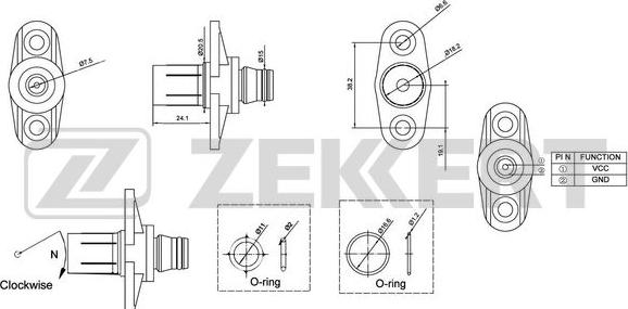Zekkert SE-5007 - Senzor, položaj bregastog vratila www.molydon.hr
