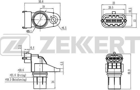 Zekkert SE-5023 - Senzor, položaj bregastog vratila www.molydon.hr