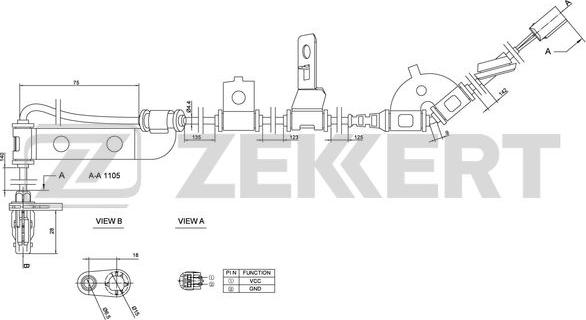 Zekkert SE-6096 - Senzor, broj obrtaja kotača www.molydon.hr