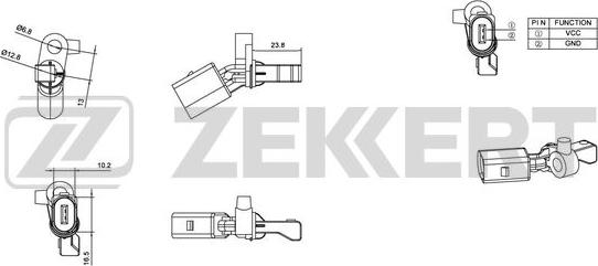 Zekkert SE-6014 - Senzor, broj obrtaja kotača www.molydon.hr