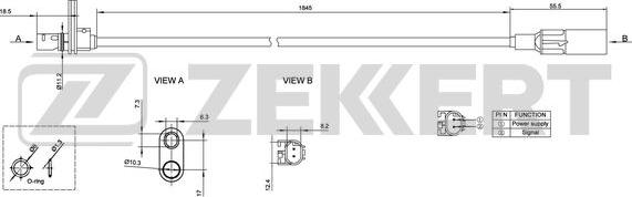 Zekkert SE-6140 - Senzor, broj obrtaja kotača www.molydon.hr