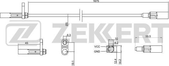 Zekkert SE-6143 - Senzor, broj obrtaja kotača www.molydon.hr