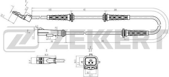 Zekkert SE-6179 - Senzor, broj obrtaja kotača www.molydon.hr