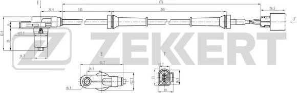 Zekkert SE-6204 - Senzor, broj obrtaja kotača www.molydon.hr