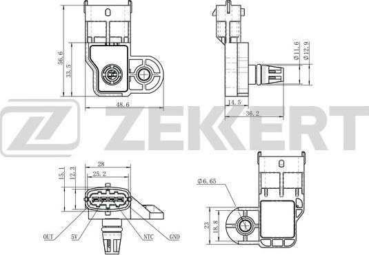 Zekkert SE-2024 - Mjerač zapremine zraka www.molydon.hr
