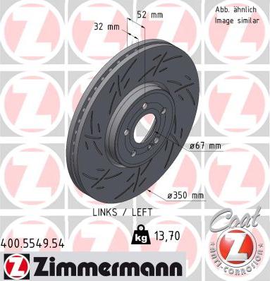 Zimmermann 400.5549.54 - Kočioni disk www.molydon.hr